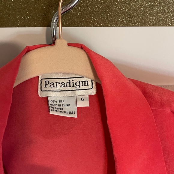 Vintage Paradigm silk women’s button blouse - Picture 2 of 4